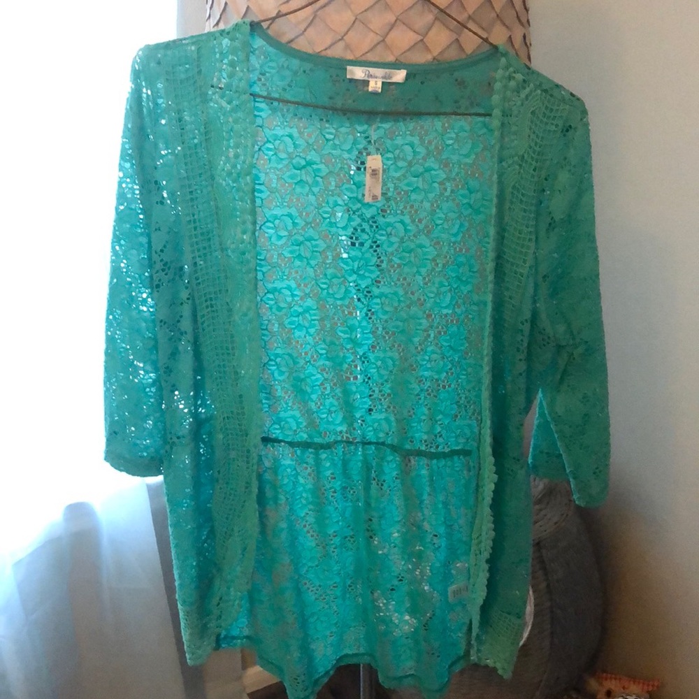 Periwinkle  brand size small open sweater